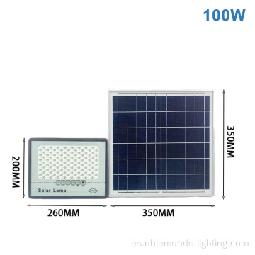 Luz de inundación solar LED al aire libre impermeable para jardín